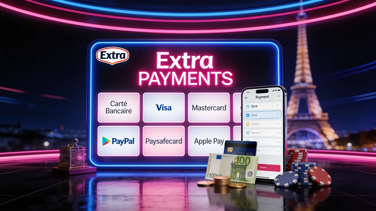 Méthodes de paiement — extra casino en France